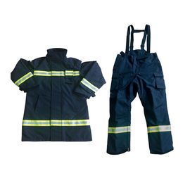 Подгонянный костюм пожарного 4 слоя гидростатического давления структуры 17000па