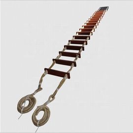 Прочная лестница веревочки пожарной лестницы, деревянная материальная лестница веревочки пожарной безопасности