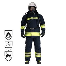 Черное/дневное пламя - Ковералльс ретардант, костюм Сэм пожарного сопротивления воды