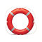 Кольцо спасателя воды красного цвета, кольцо пены полиуретана спасательное с веревочкой