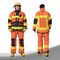 Оранжевая форма пожарного цвета, костюм высокой стойкости огнезащитный