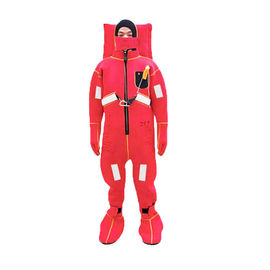 Изолированный удящ костюм флотирования, морское оборудование спасения жизни красного цвета